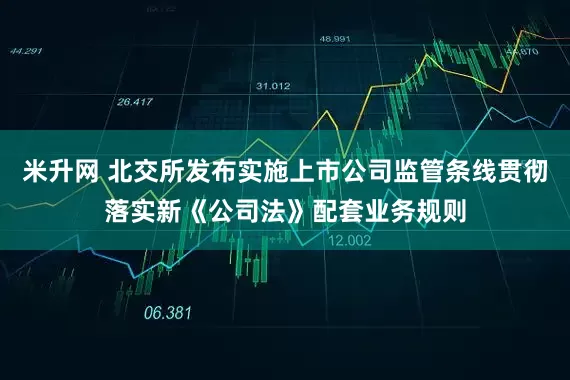 米升网 北交所发布实施上市公司监管条线贯彻落实新《公司法》配套业务规则