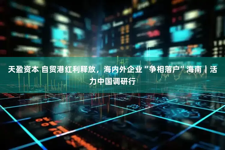 天盈资本 自贸港红利释放，海内外企业“争相落户”海南｜活力中国调研行